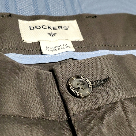 Dockers Men's Grey/Green Dress Pants/Trousers - W38 L30 - Picture 8 of 16